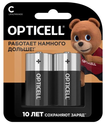 Элемент питания OPTICELL LR14 Basic BL2 C (цена за 2 шт.) (батарейка) картинка 